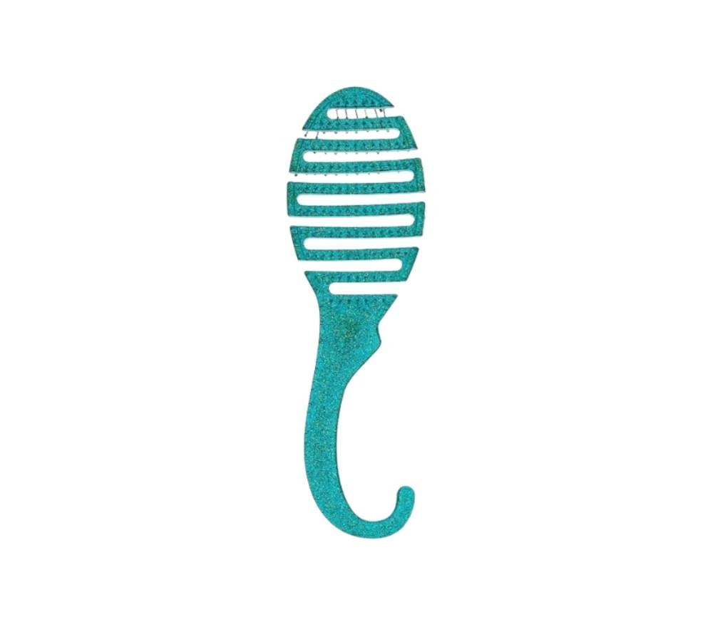 Shower Detangler Green Glitter