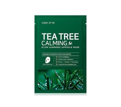SOME BY MI - Some By Mi 30 Days Tea Tree Calming Glow Luminous  Ampoule Mask (1 Pc)