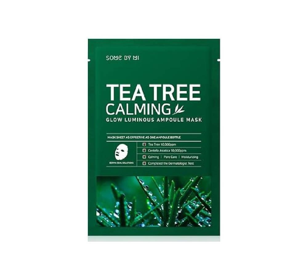 Some By Mi 30 Days Tea Tree Calming Glow Luminous Ampoule Mask (1 Pc)
