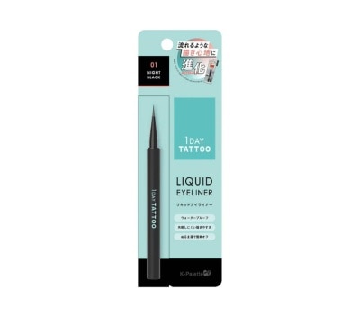 K PALETTE - 1 Day Tattoo Liquid Eyeliner A 01NB 0.67ml