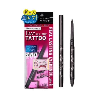 K PALETTE - Real Lasting Eyepencil 24h WP - Super Black