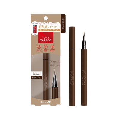 K PALETTE - 1Day Tattoo Liquid Eyeliner 02 - Bitter Brown