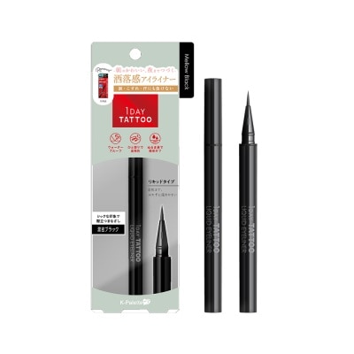 K PALETTE - 1Day Tattoo Liquid Eyeliner 01 - Mellow Black