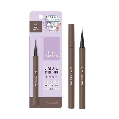 K PALETTE - 1Day Tattoo Liquid Eyeliner a - 06 Ash Greige image