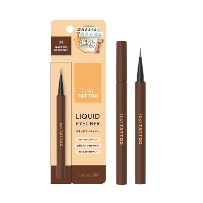 K PALETTE - 1Day Tattoo Liquid Eyeliner a - 04 Marron Brownie image