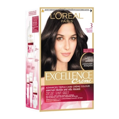 LOREAL Excellence Creme - 3 Dark Brown