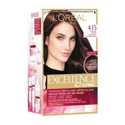 LOREAL Excellence Creme - 4.15 Frosted Brown Triple Care Hair Color