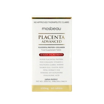 MOSBEAU Placenta White Advanced Tablet - 650mg X60 Bottle