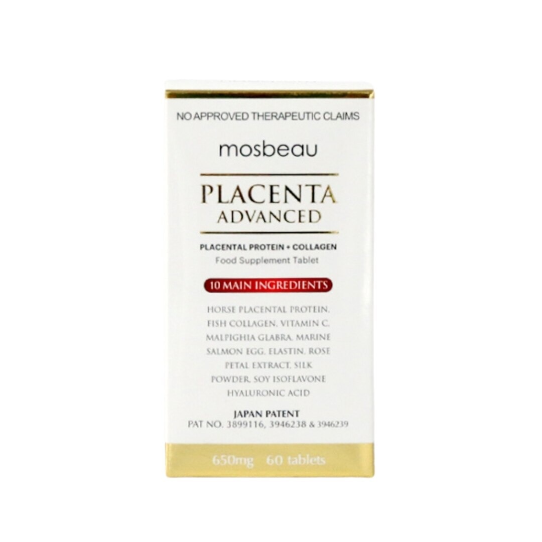 Placenta White Advanced Tablet - 650mg X60 Bottle