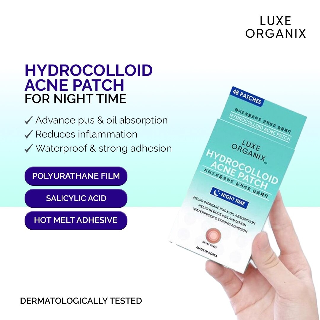 Hydrocolloid Acne Spot Patch Night