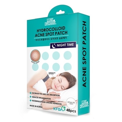 LUXE ORGANIX Hydrocolloid Acne Spot Patch Night