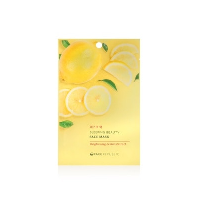 FACE REPUBLIC Sleeping Beauty Face Mask Brightening Lemon Extract - 23G