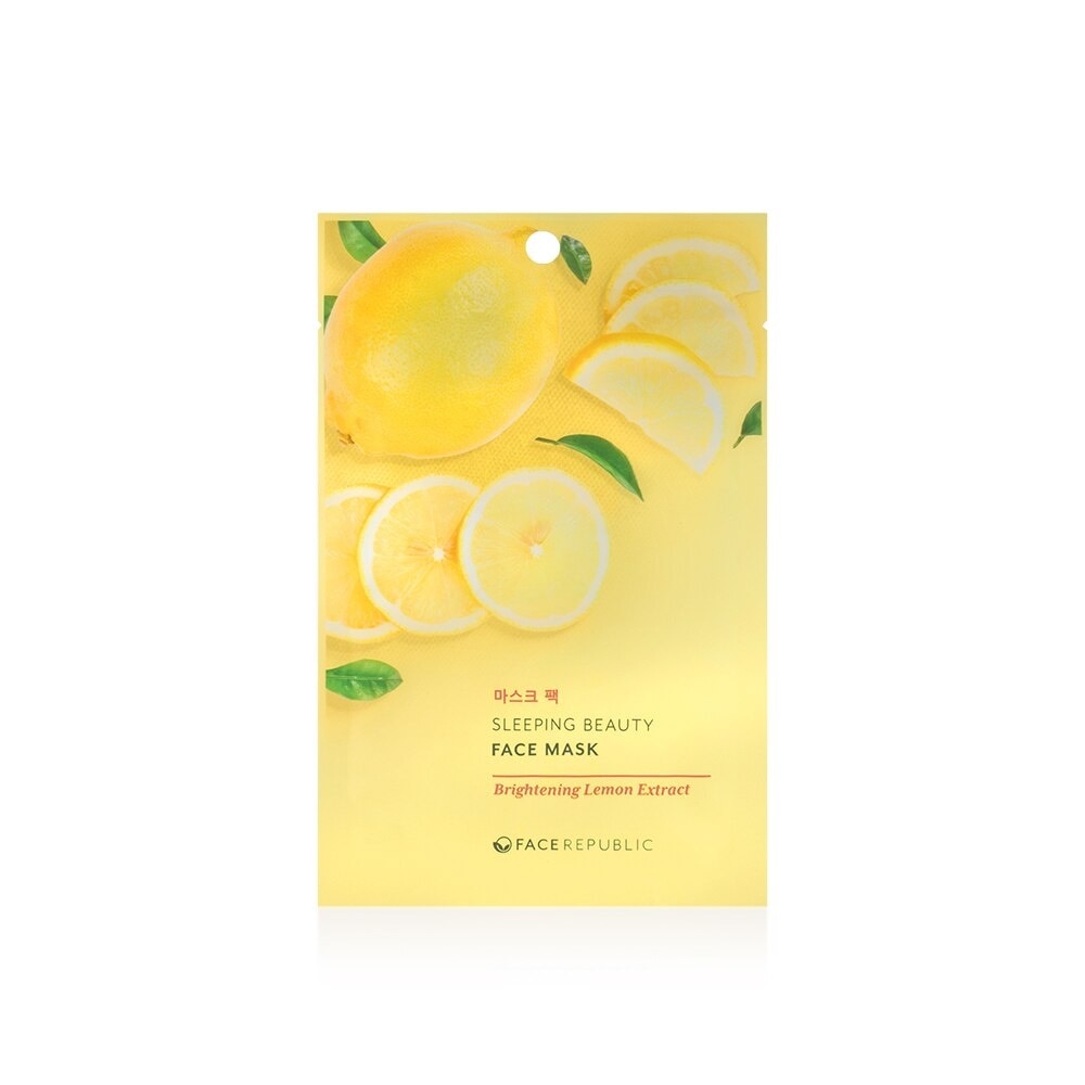 Sleeping Beauty Face Mask Brightening Lemon Extract - 23G