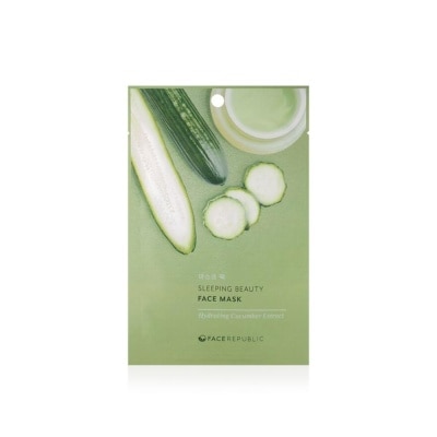 FACE REPUBLIC Sleeping Beauty Face Mask Hydrating Cucumber Extract 23G