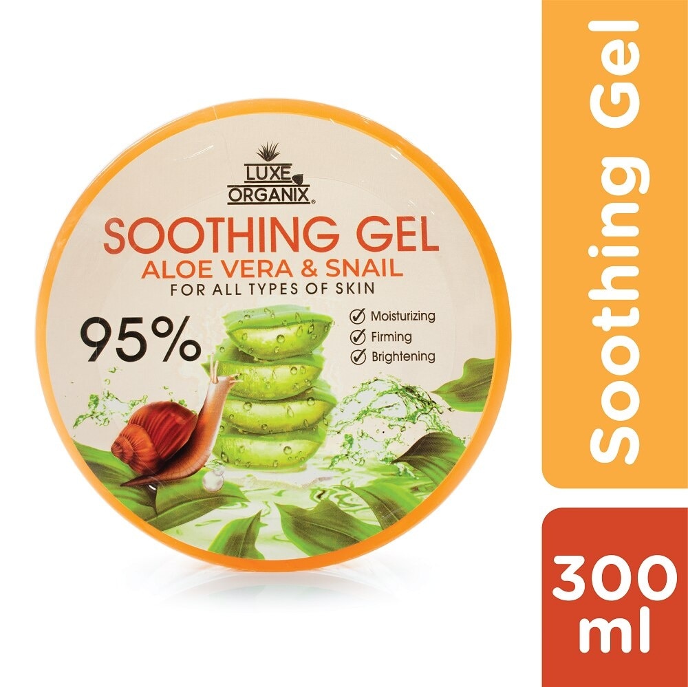 Luxe Organix Snail & Aloe Soothing Gel 95% 300ml