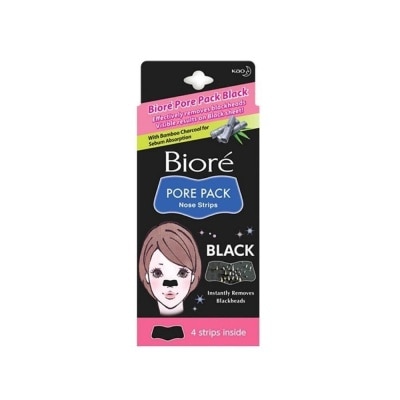 BIORE Pore Pack Black 4 Nose Strips - 1 G