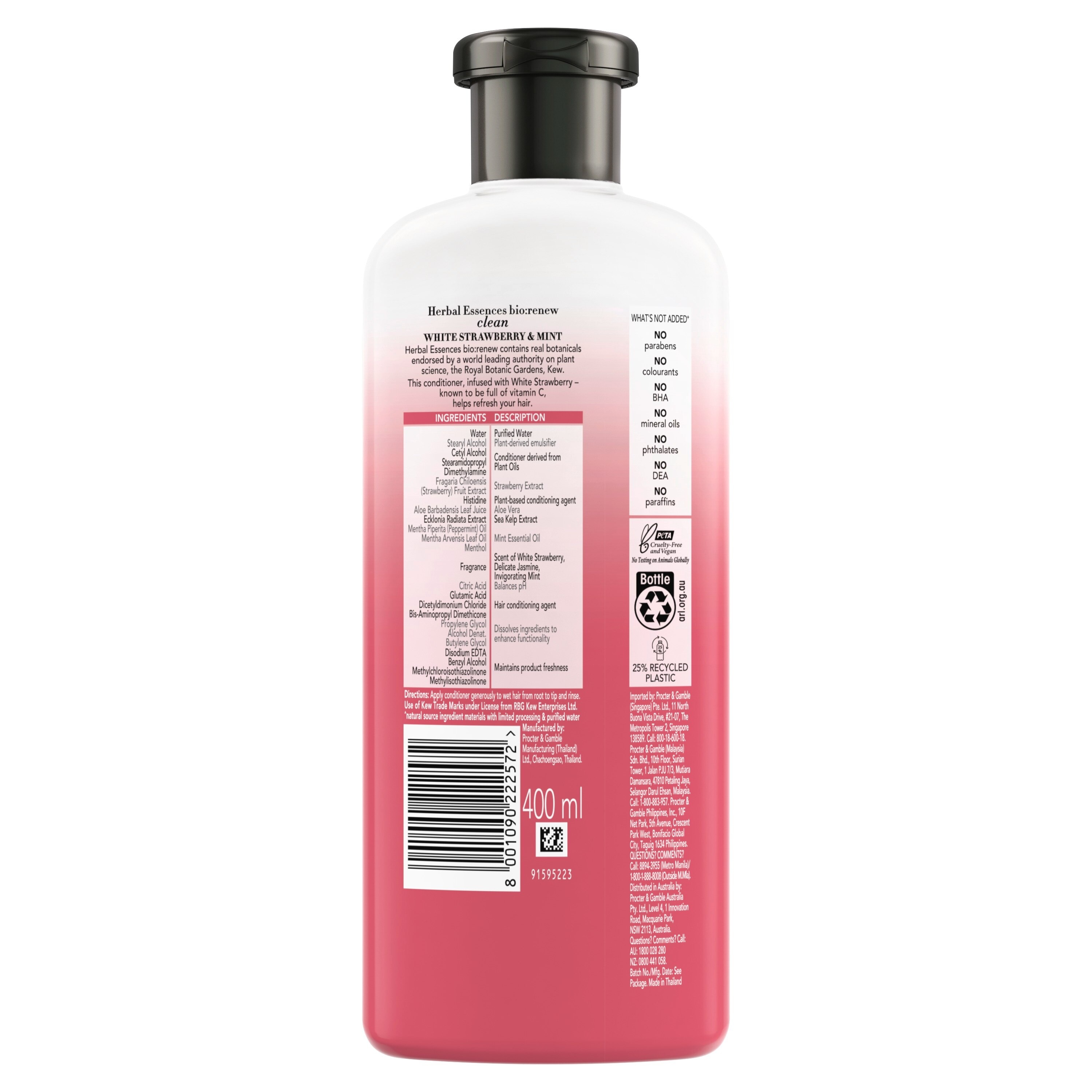 Strawberry & Sweet Mint Conditioner - 400 ML