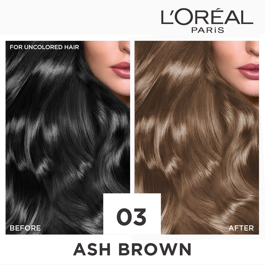 Excellence Fashion Ultra Lights Hair Color - Ash Brown 03