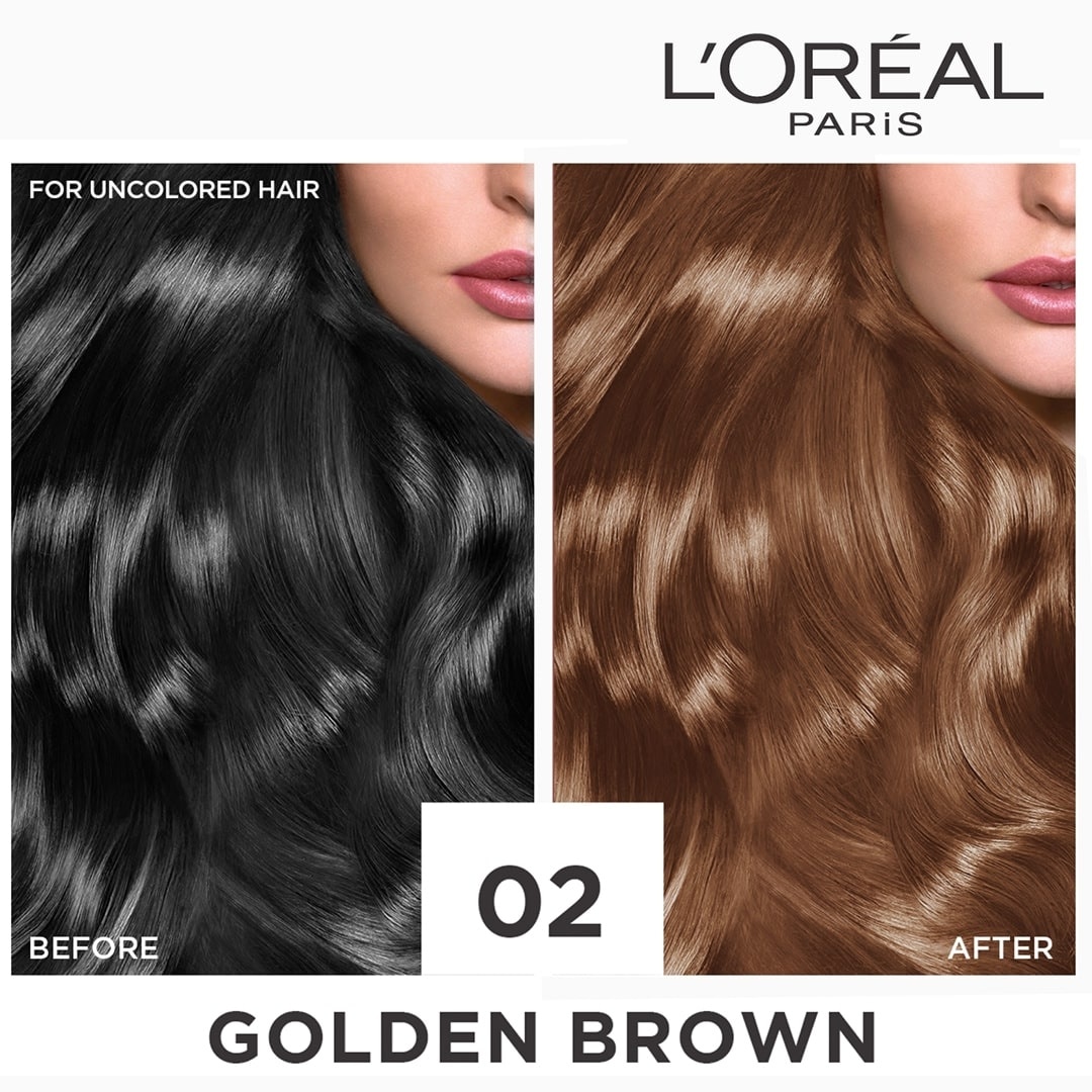 Excellence Fashion Ultra Lights Hair Color - Golden Brown 02