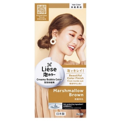 LIESE Creamy Bubble Hair Color - Marshmallow Brown - 100 ML