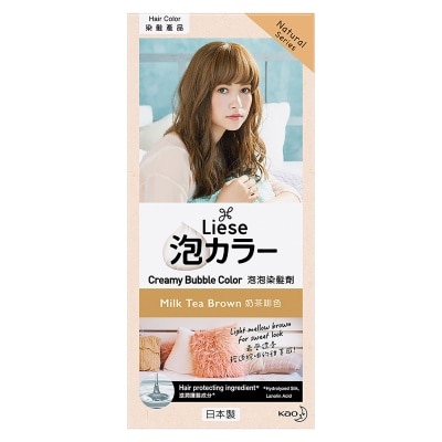 LIESE Creamy Bubble Hair Color - Milk Tea Brown - 100 ML