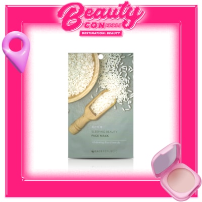 FACE REPUBLIC Sleeping Beauty Face Mask - Whitening Rice Formula - 23G