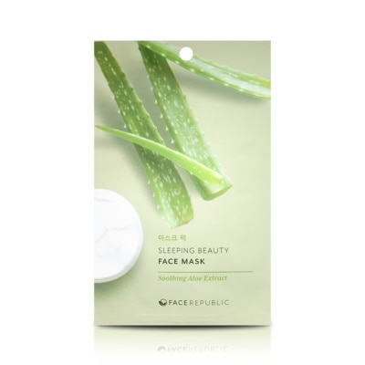 FACE REPUBLIC Sleeping Beauty Face Mask - Soothing Aloe Extract - 23G