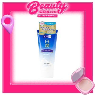 HADA LABO Premium Whitening Face Wash - 100 G