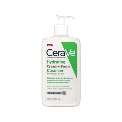 CERAVE Hydrating Cream To Foam Cleanser - 355 ML