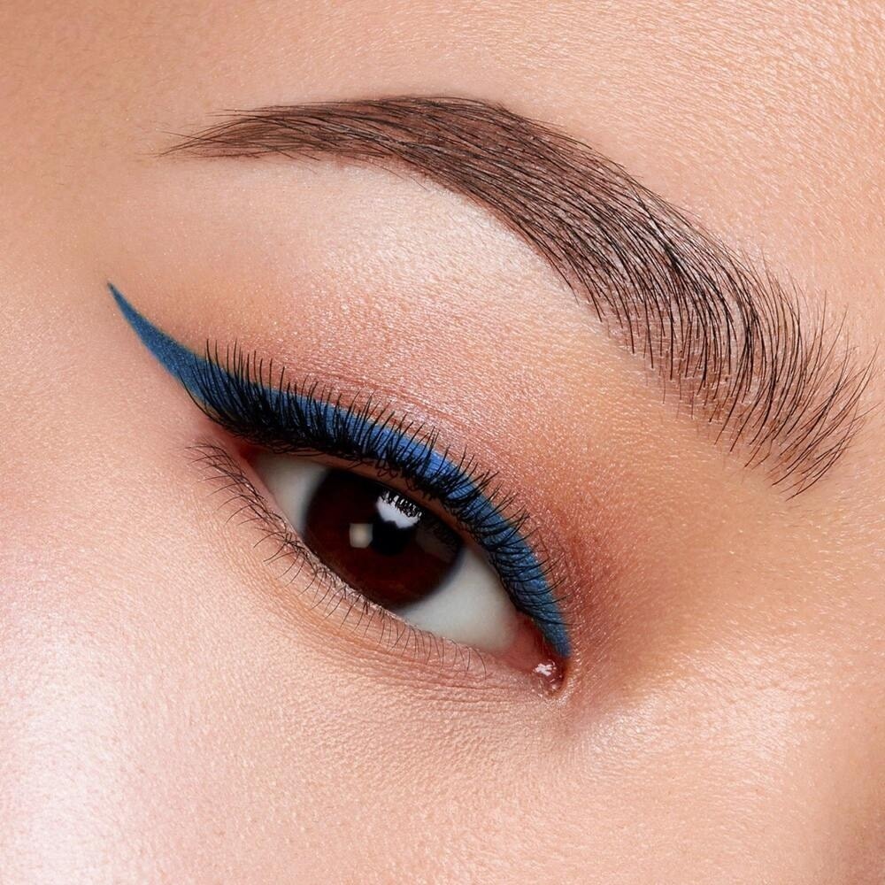 Gel Eyeliner Pencil Extra Creamy Vibrant Color Matte - Blue