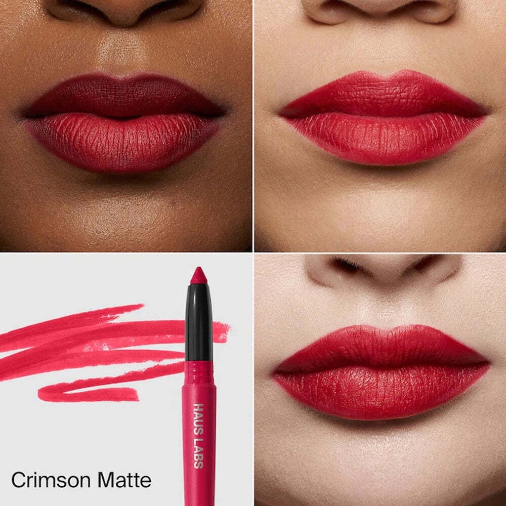 Haus Labs Le Monster Lip Crayon Crimson Matte