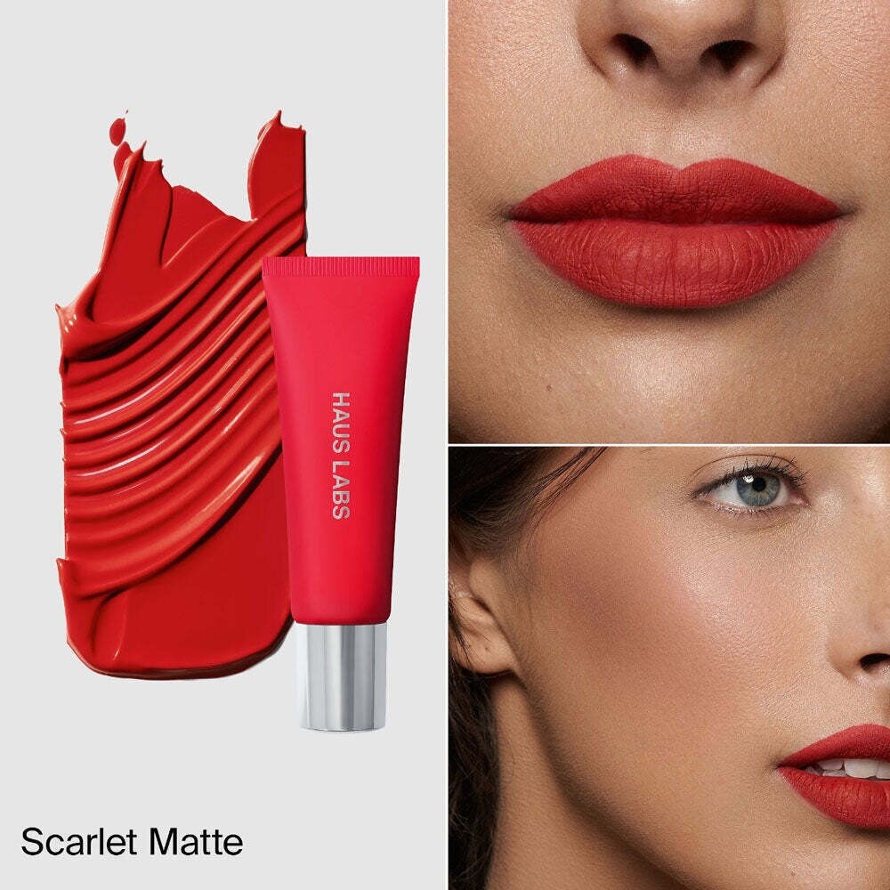 Haus Labs Hy Power Eye, Cheek and Lip Paint Scarlet Matte