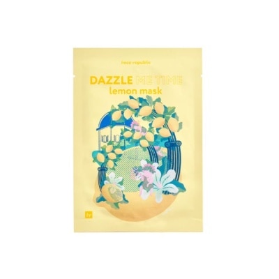 FACE REPUBLIC Face Mask - Dazzle MeTime Lemon