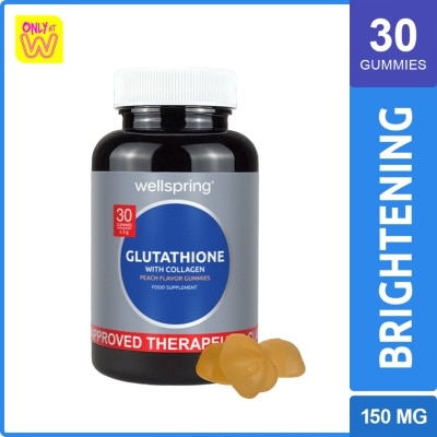 WELLSPRING WELLSPRING Glutathione With Collagen Peach Flavor Gummies 30s
