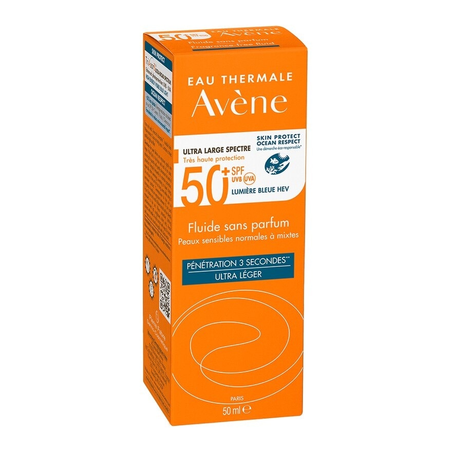 AVENE Fragrance Free Very High Protection Fluid SPF50+-50mL