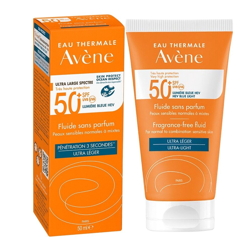 AVENE Fragrance Free Very High Protection Fluid SPF50+-50mL