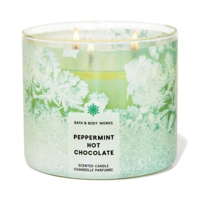 BATH N BODY WORKS Peppermint Hot Choco - 3 Wick Candle