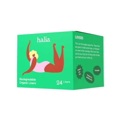 HALIA Halia Biodegradbale Organic Everyday Liners