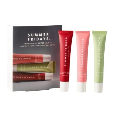 SUMMER FRIDAYS Summer Fridays Set The Holiday Lip Butter Balm Set