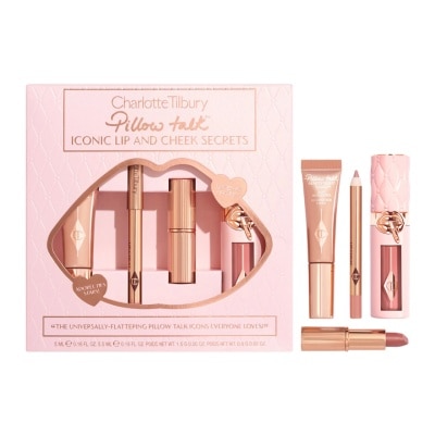 CHARLOTTE TILBURY Charlotte Tilbury Set Pillow Talk Iconic Lip and Cheek Secrets Set