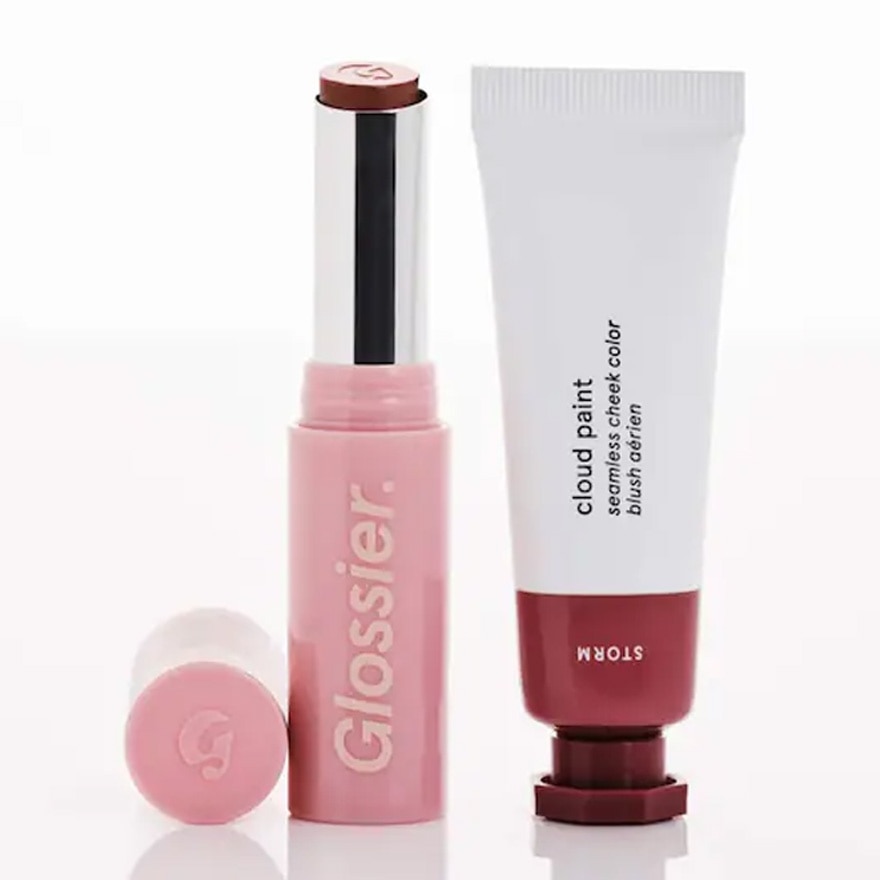 Glossier Set Storm Lip and Cheek Duo Set