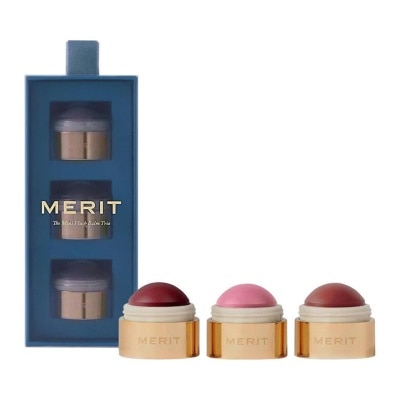 MERIT BEAUTY Merit Set The Mini Flush Balm Trio Set