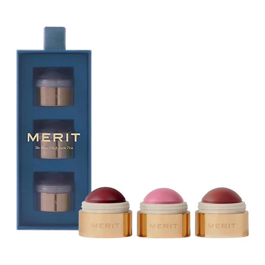 Merit Set The Mini Flush Balm Trio Set