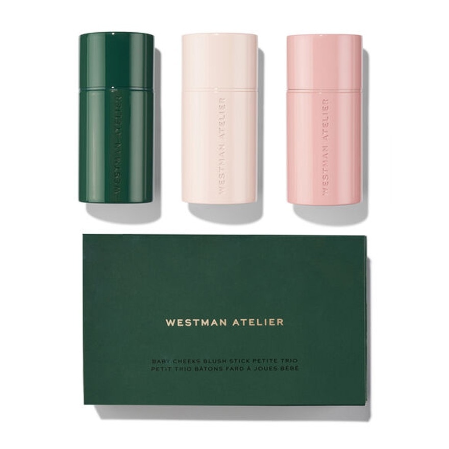 Westman Atlelier Set Baby Cheeks Blush Stick Petite Trio Set