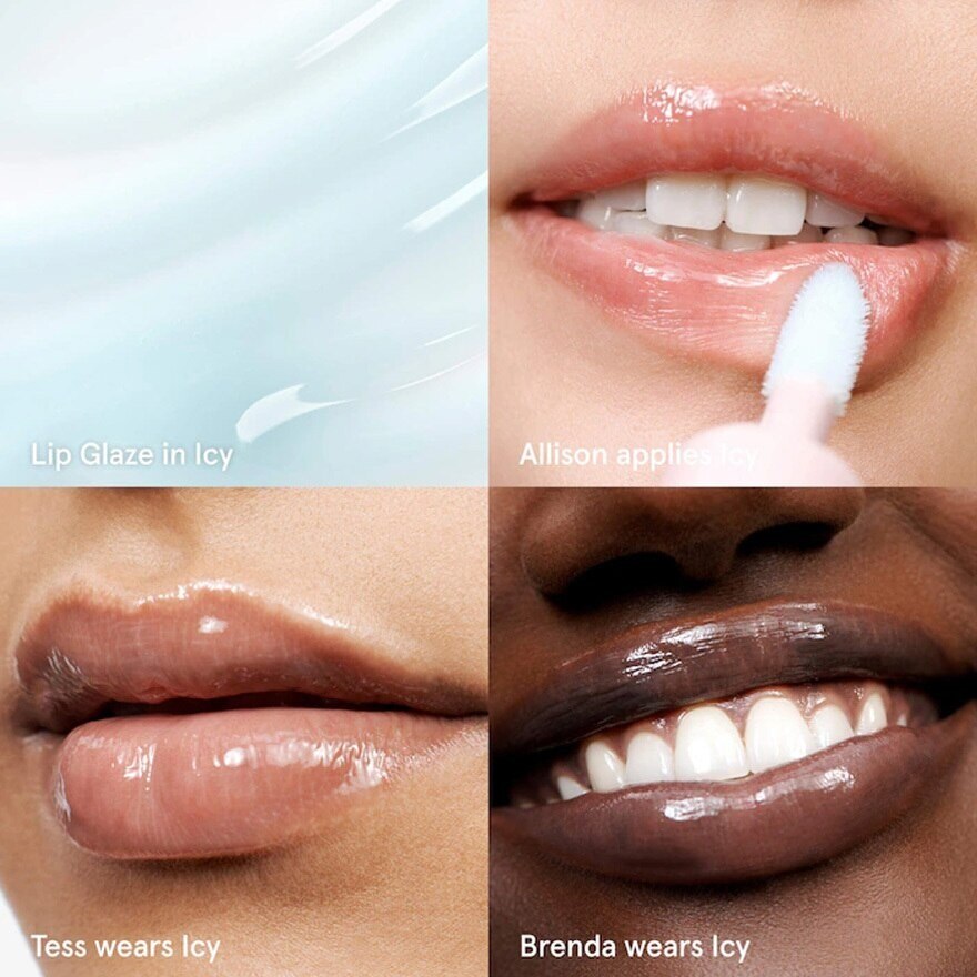 GLOSSIER LIP GLAZE ICY