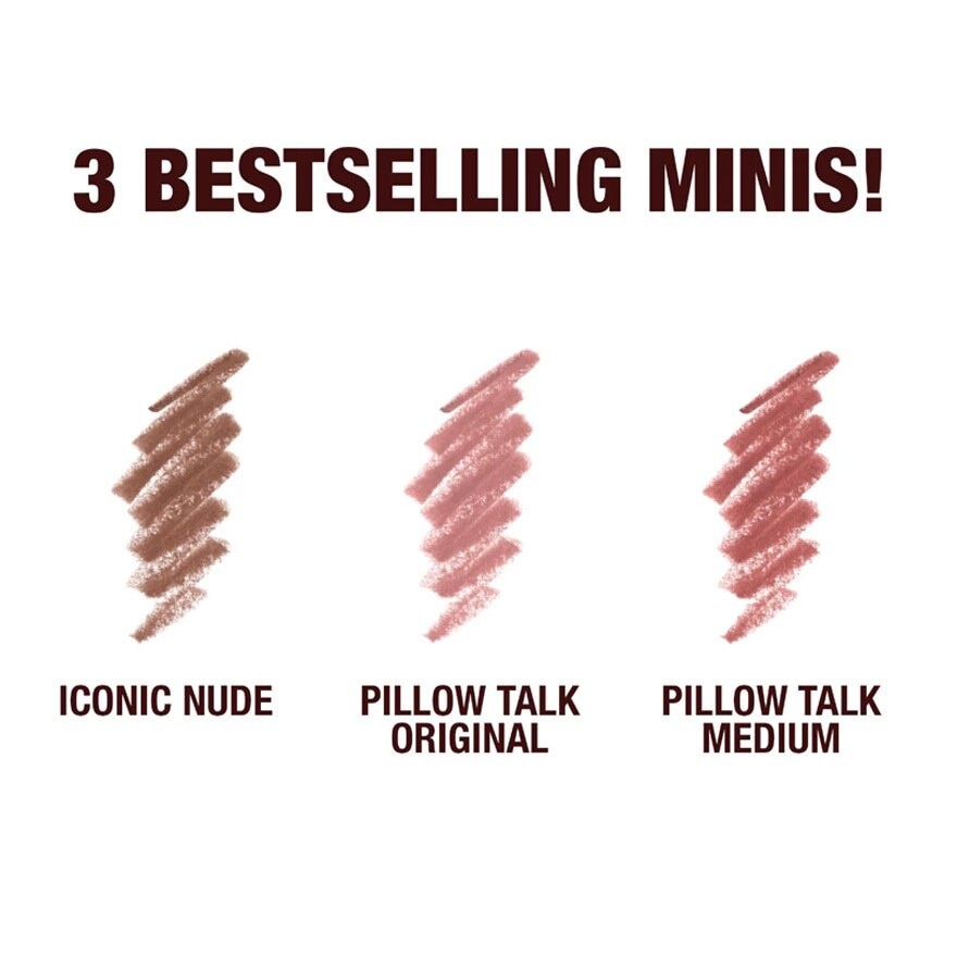 Charlotte Tilbury Mini Iconic Lip Cheat Lip Liner Trio Set