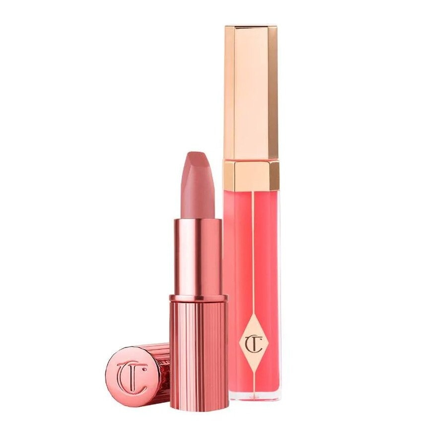 Charlotte Tilbury K.I.S.S.I.N.G Lipstick and Lip Gloss Duos Icon Baby