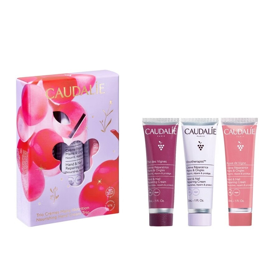 Caudalie Nourishing Hand Cream Trio Set image