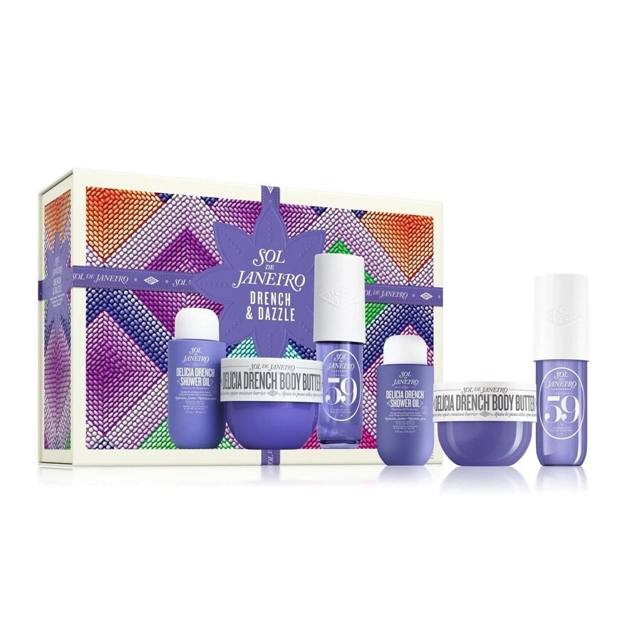 Drench & Dazzle Delícia Drench Body Routine Gift Set
