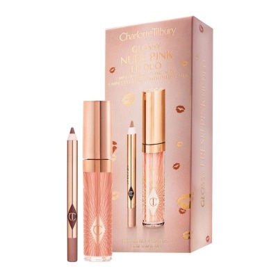 CHARLOTTE TILBURY Lipgloslinerset Nudpnk